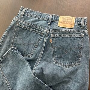 Vintage 1996 Levi's 950 relaxed fit taper Medium Blue Relaxed Fit Denim Jeans